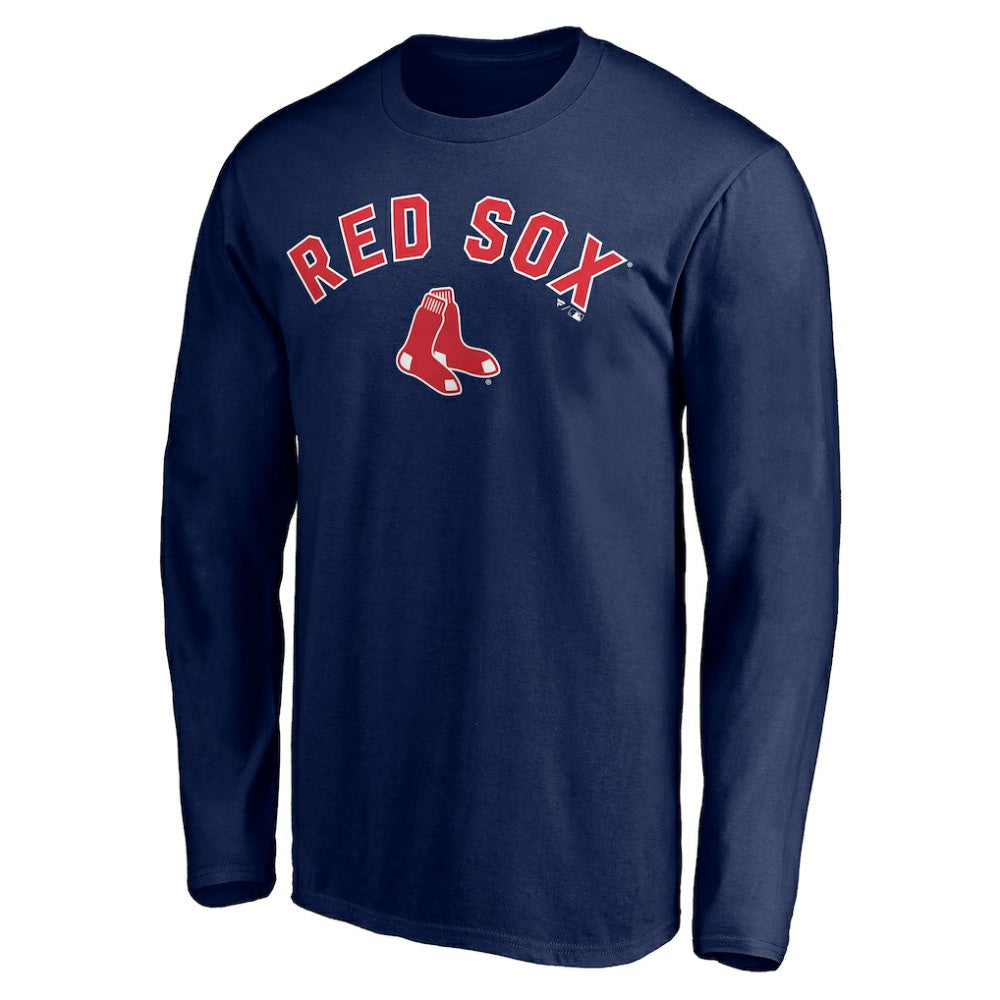 MLB Boston Red Sox Personalized Winning Streak Name & Number Long Sleeve T-Shirt