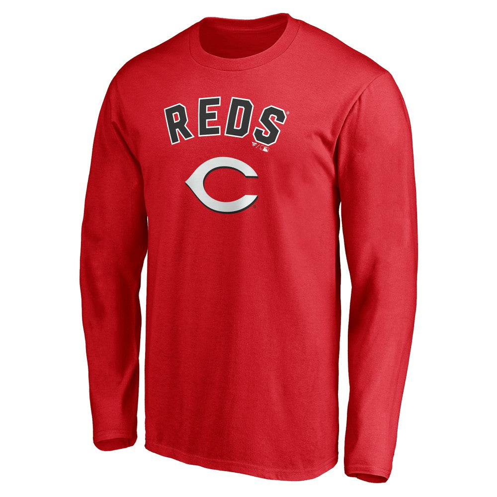 MLB Cincinnati Reds Personalized Winning Streak Name & Number Long Sleeve T-Shirt
