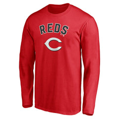 MLB Cincinnati Reds Personalized Winning Streak Name & Number Long Sleeve T-Shirt