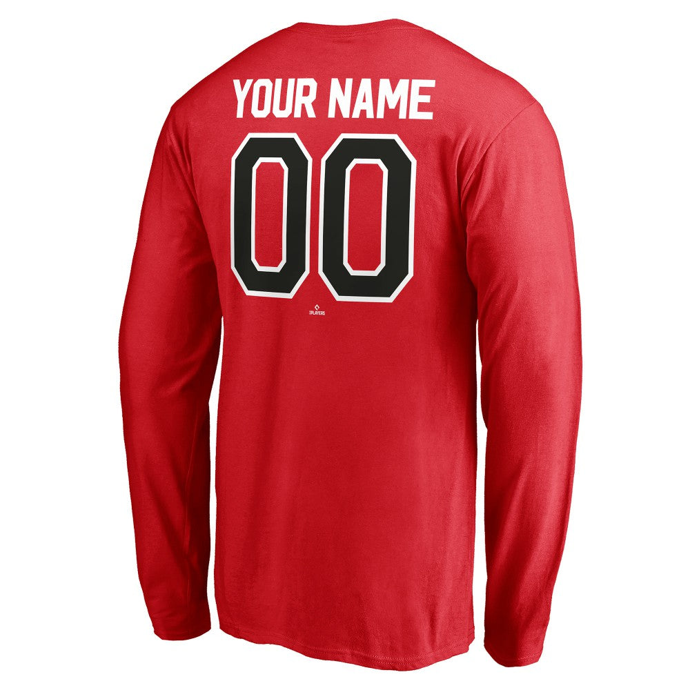 MLB Cincinnati Reds Personalized Winning Streak Name & Number Long Sleeve T-Shirt