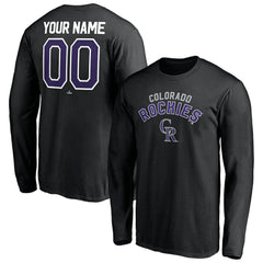 MLB Colorado Rockies Personalized Winning Streak Name & Number Long Sleeve T-Shirt