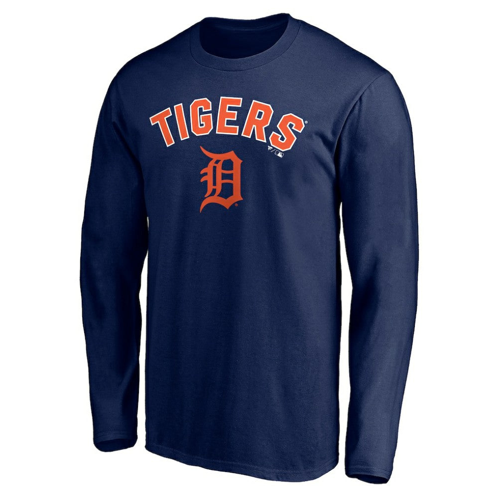 MLB Detroit Tigers Personalized Winning Streak Name & Number Long Sleeve T-Shirt