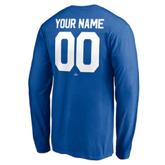 MLB Los Angeles Dodgers Personalized Winning Streak Name & Number Long Sleeve T-Shirt