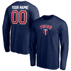 MLB Minnesota Twins Personalized Winning Streak Name & Number Long Sleeve T-Shirt