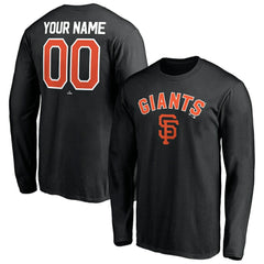 MLB San Francisco Giants Personalized Winning Streak Name & Number Long Sleeve T-Shirt