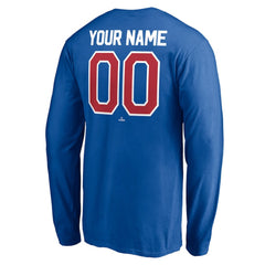 MLB Texas Rangers Personalized Winning Streak Name & Number Long Sleeve T-Shirt