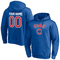 MLB Chicago Cubs Personalized Winning Streak Name & Number Pullover Hoodie