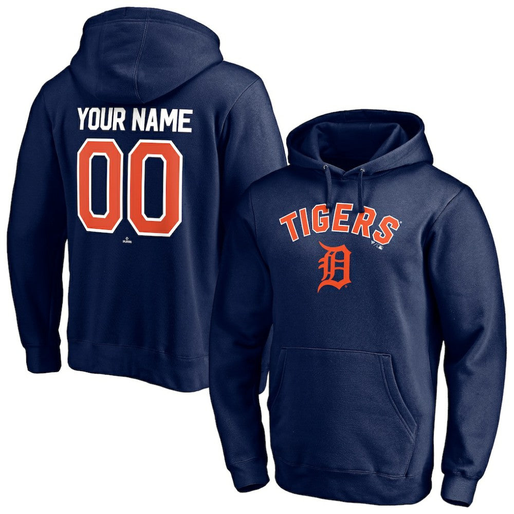 MLB Detroit Tigers Personalized Winning Streak Name & Number Pullover Hoodie