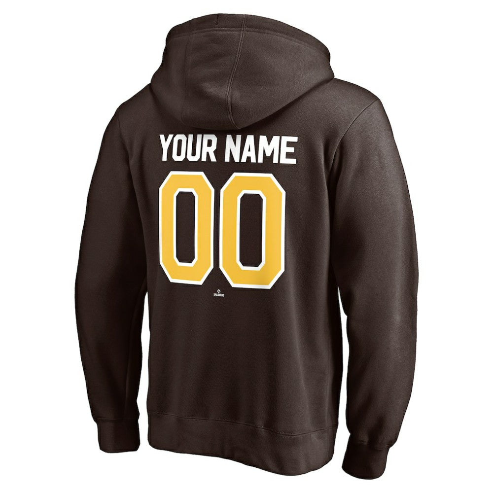 MLB San Diego Padres Personalized Winning Streak Name & Number Pullover Hoodie