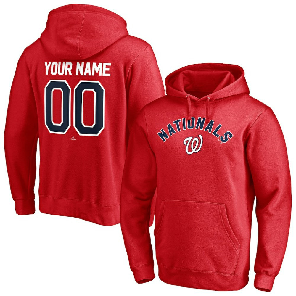 MLB Washington Nationals Personalized Winning Streak Name & Number Pullover Hoodie