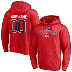 MLB Washington Nationals Personalized Winning Streak Name & Number Pullover Hoodie