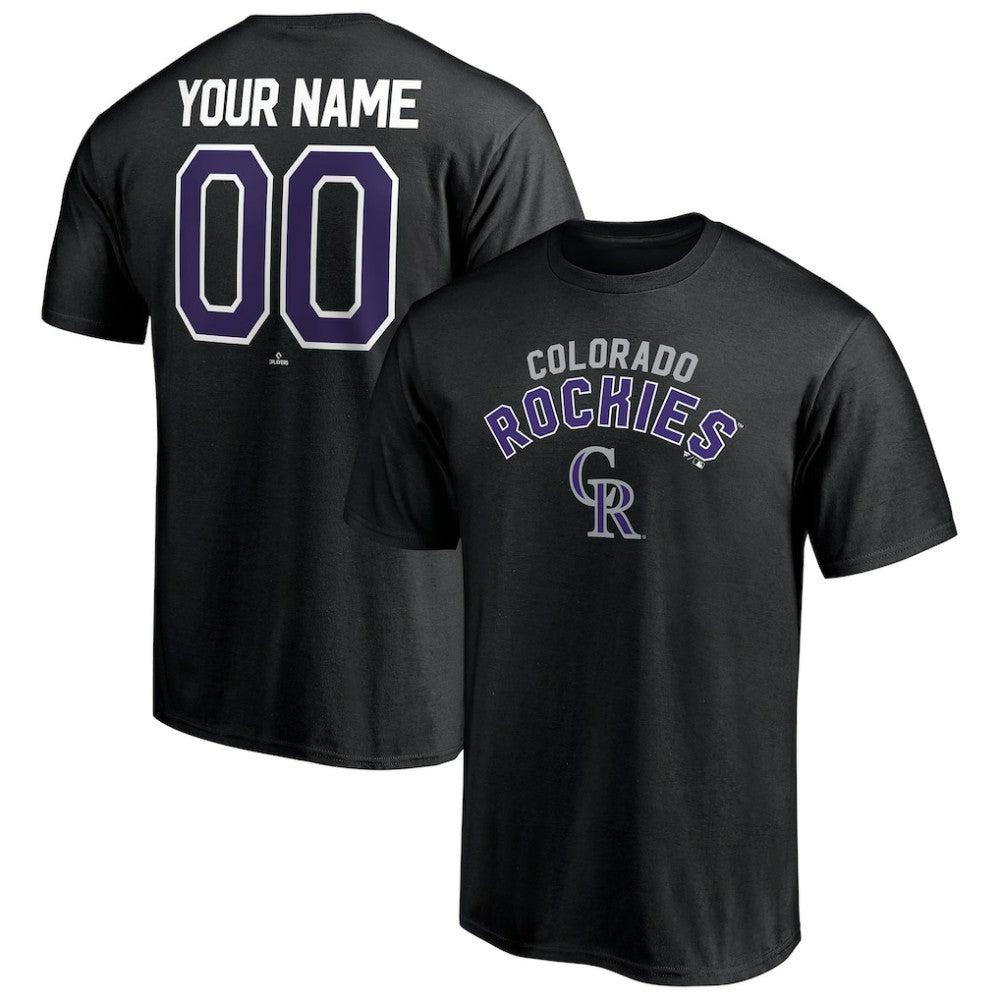 MLB Colorado Rockies Personalized Team Winning Streak Name & Number T-Shirt