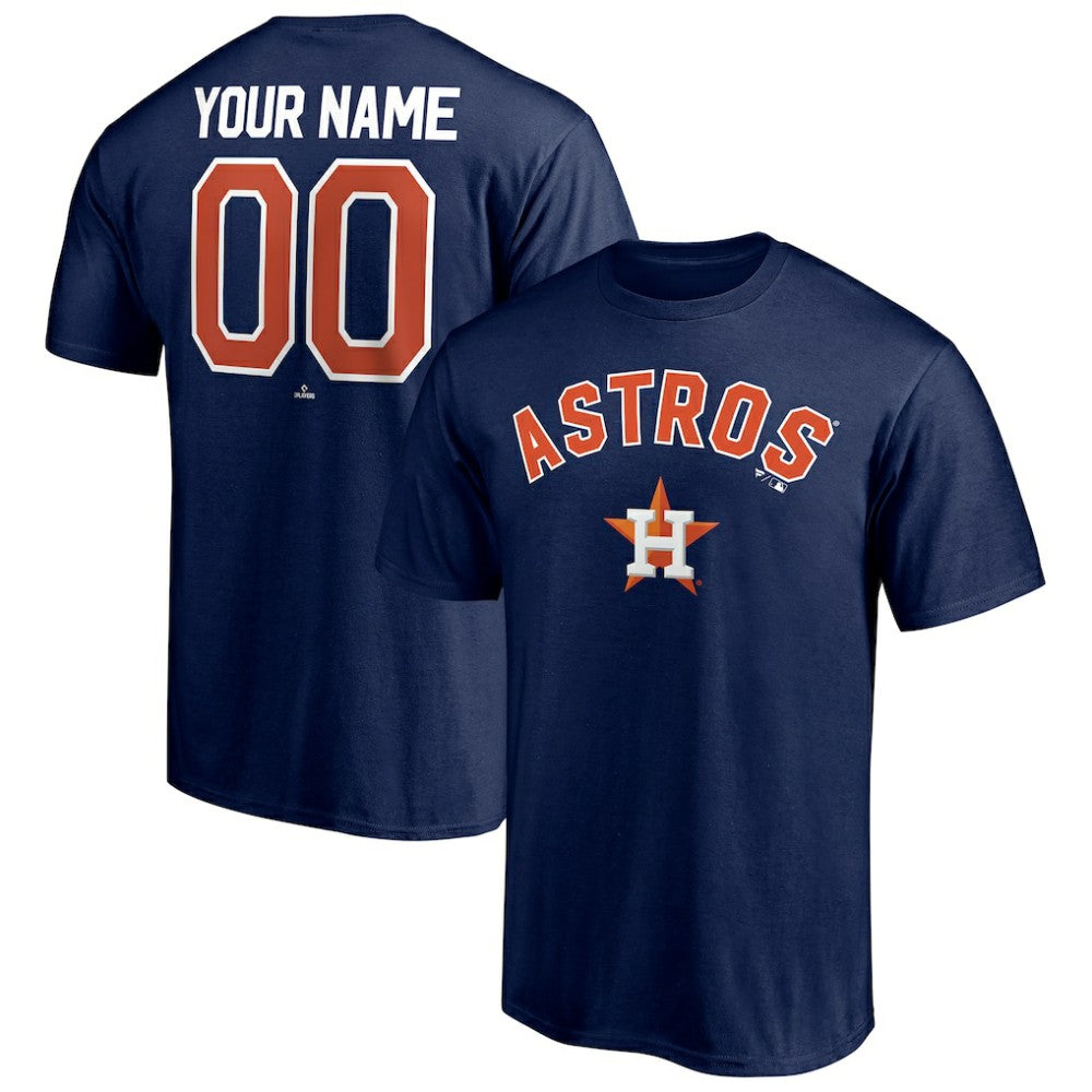 MLB Houston Astros Personalized Team Winning Streak Name & Number T-Shirt