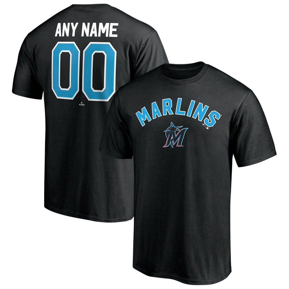 MLB Miami Marlins Personalized Team Winning Streak Name & Number T-Shirt