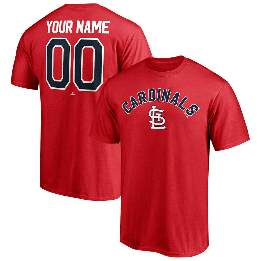 MLB St. Louis Cardinals Personalized Team Winning Streak Name & Number T-Shirt