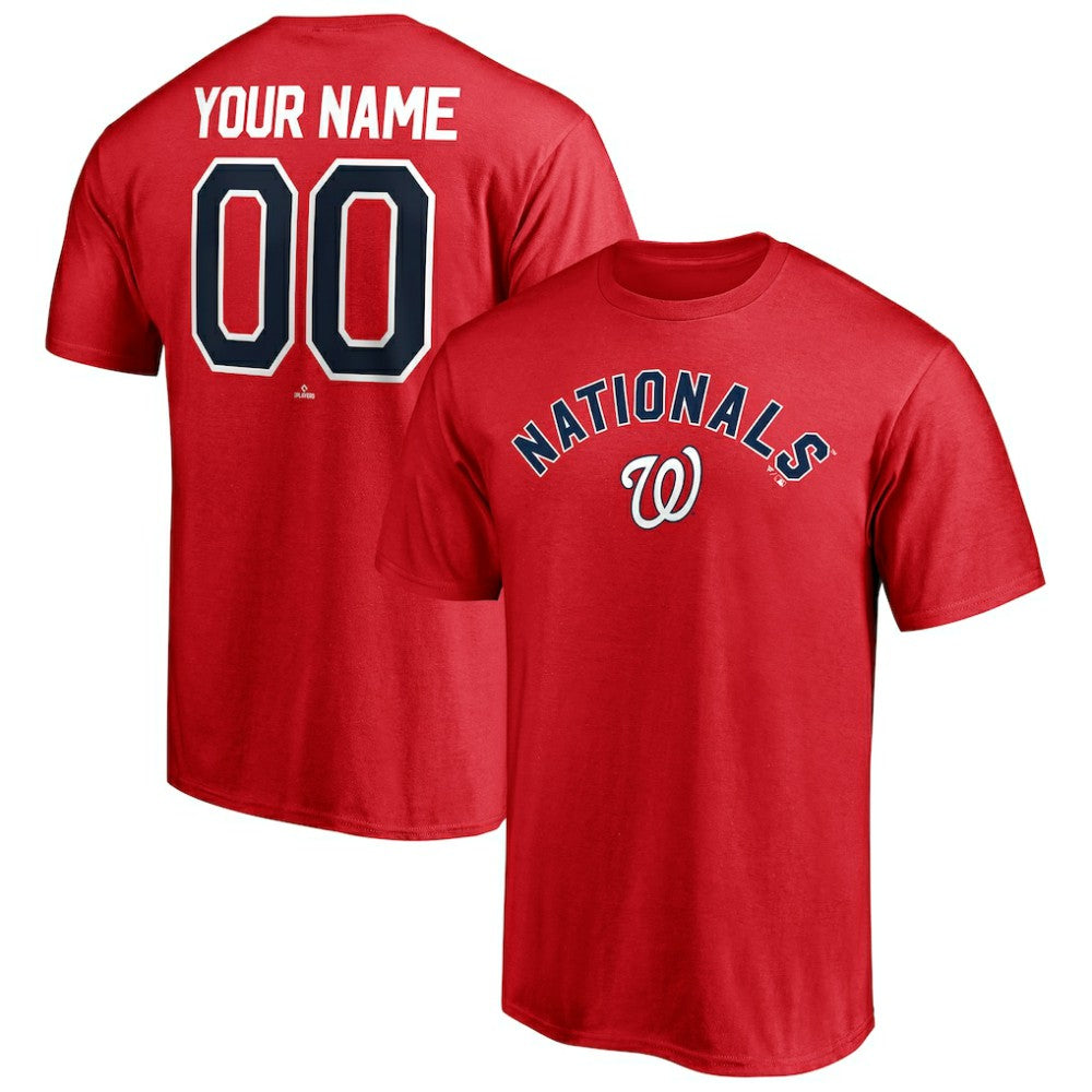 MLB Washington Nationals Personalized Team Winning Streak Name & Number T-Shirt