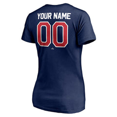 MLB Boston Red Sox Women's Personalized Winning Streak Name & Number V-Neck T-Shirt