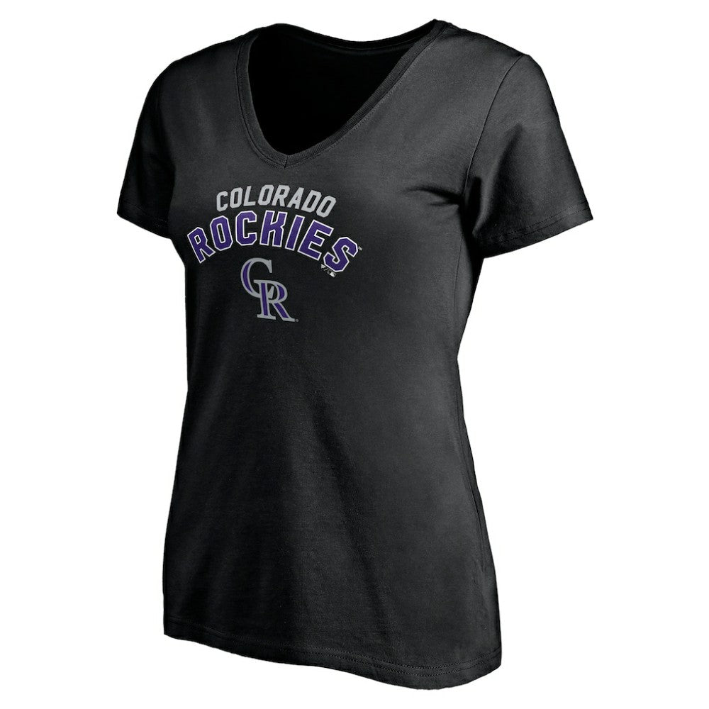 MLB Colorado Rockies Women's Personalized Winning Streak Name & Number V-Neck T-Shirt