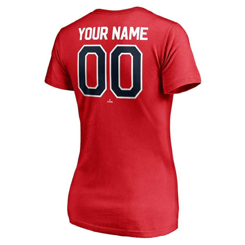 MLB St. Louis Cardinals Women's Personalized Winning Streak Name & Number V-Neck T-Shirt