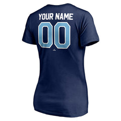 MLB Tampa Bay Rays Women's Personalized Winning Streak Name & Number V-Neck T-Shirt