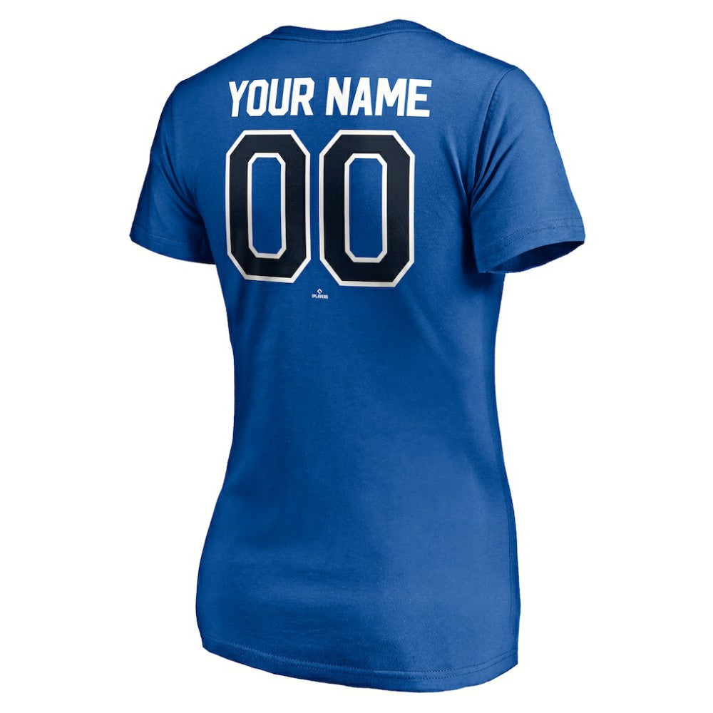MLB Toronto Blue Jays Women's Personalized Winning Streak Name & Number V-Neck T-Shirt
