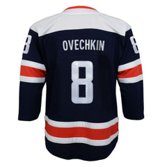 NHL Navy Alexander Ovechkin Washington Capitals Youth 2020/21 Alternate Premier Player Jersey