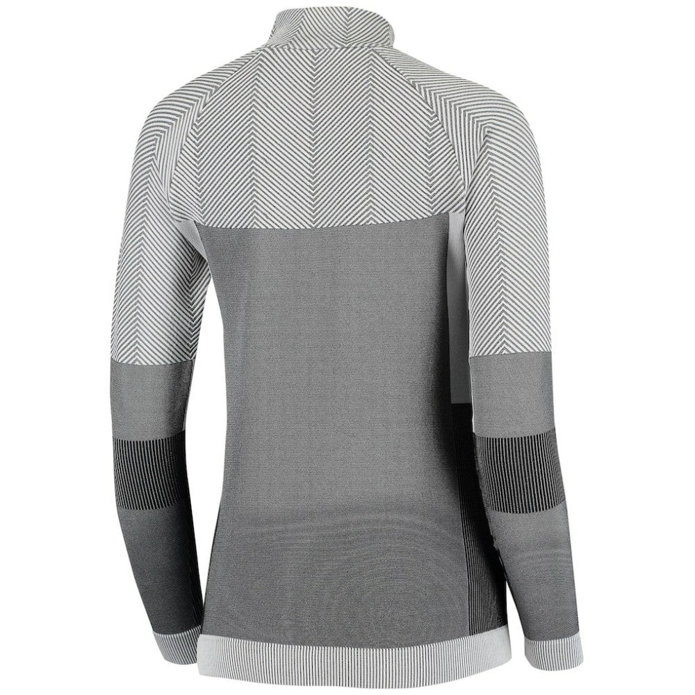 MLB Chicago Cubs Levelwear Women's Verse Asymmetrical Raglan Tri-Blend Quarter-Zip Jacket
