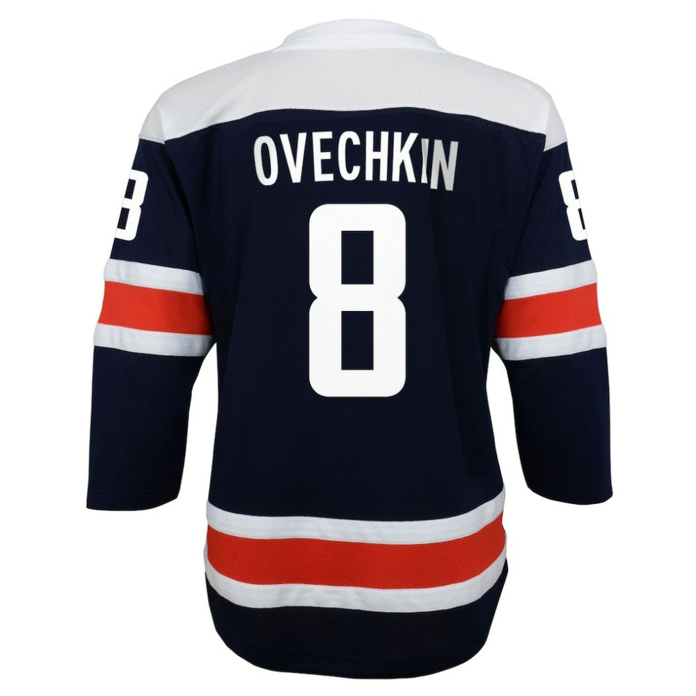 NHL Navy Alexander Ovechkin Washington Capitals Youth 2020/21 Alternate Replica Player Jersey