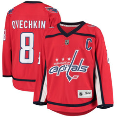 NHL Red Alexander Ovechkin Washington Capitals Youth Home Replica Player Jersey