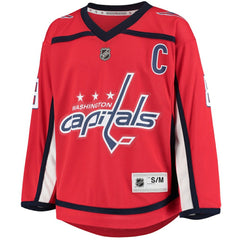 NHL Red Alexander Ovechkin Washington Capitals Youth Home Replica Player Jersey