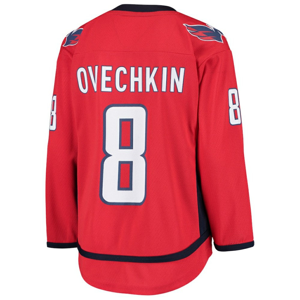 NHL Red Alexander Ovechkin Washington Capitals Youth Home Replica Player Jersey