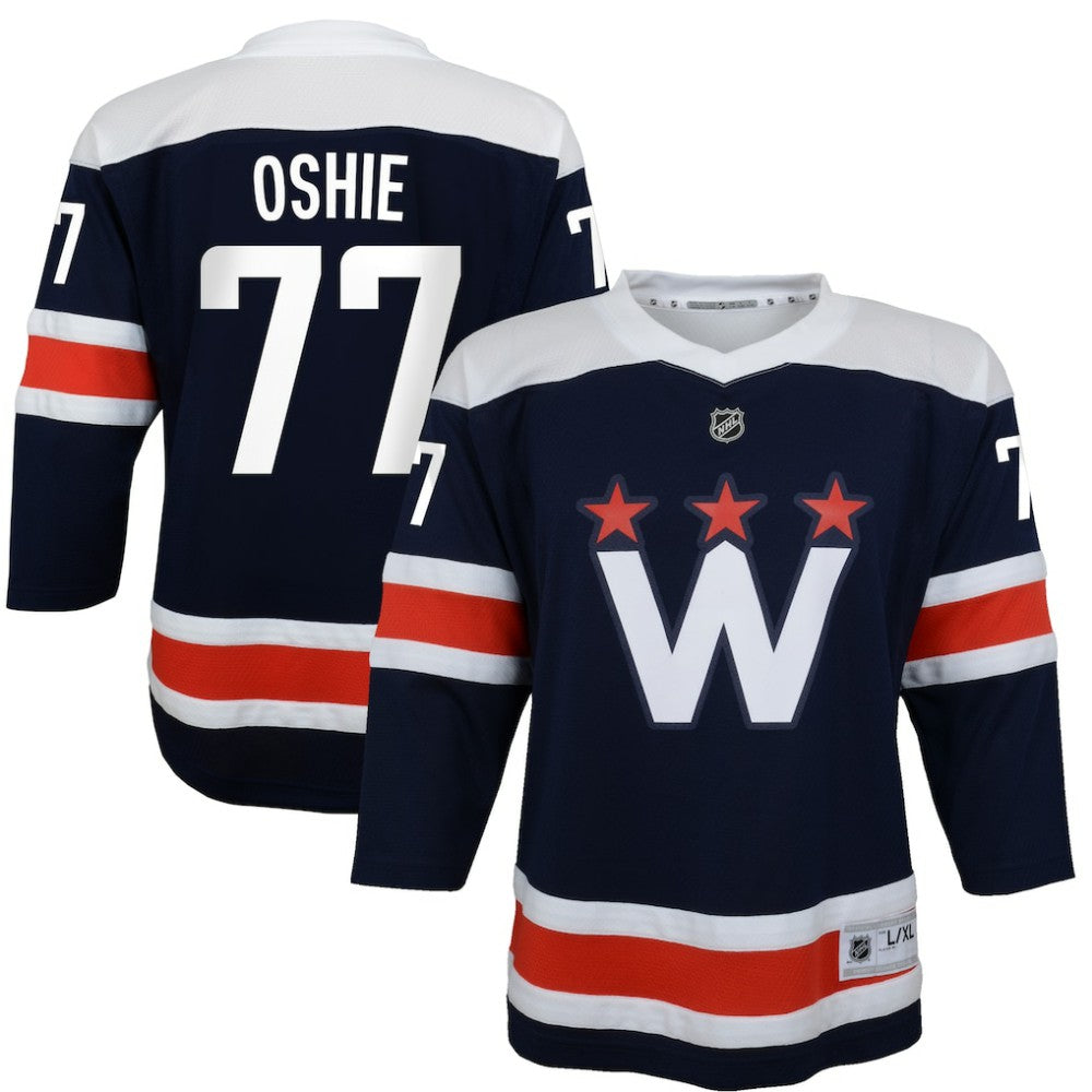 NHL Navy TJ Oshie Washington Capitals Youth 2020/21 Alternate Replica Player Jersey