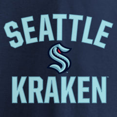 NHL Navy Seattle Kraken Fanatics Victory Arch T-Shirt