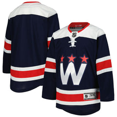 NHL Navy Washington Capitals Youth 2020/21 Alternate Premier Jerseys