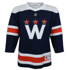 NHL Navy Washington Capitals Youth 2020/21 Alternate Replica Jersey