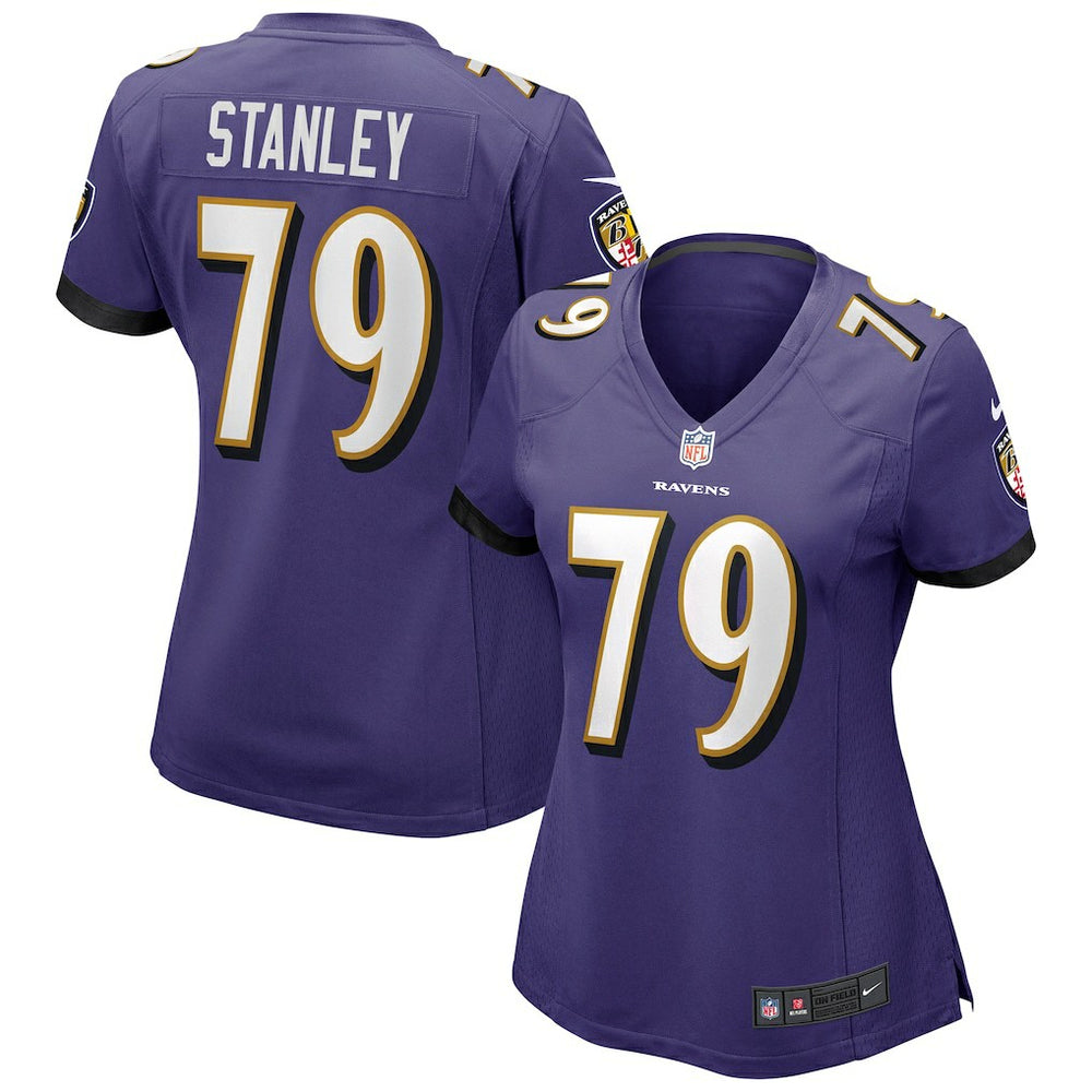 Ronnie Stanley  Women's Game Jersey - Baltimore Ravens