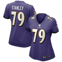 Ronnie Stanley  Women's Game Jersey - Baltimore Ravens