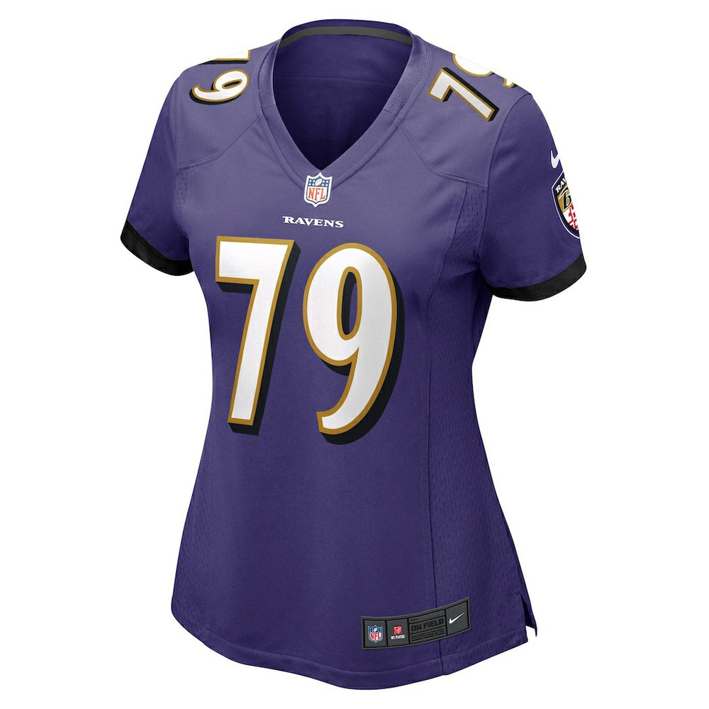 Ronnie Stanley  Women's Game Jersey - Baltimore Ravens