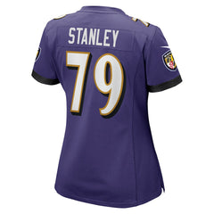 Ronnie Stanley  Women's Game Jersey - Baltimore Ravens
