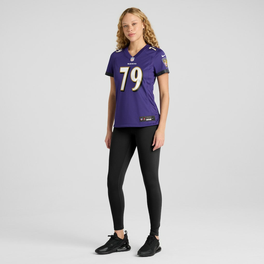 Ronnie Stanley  Women's Game Jersey - Baltimore Ravens