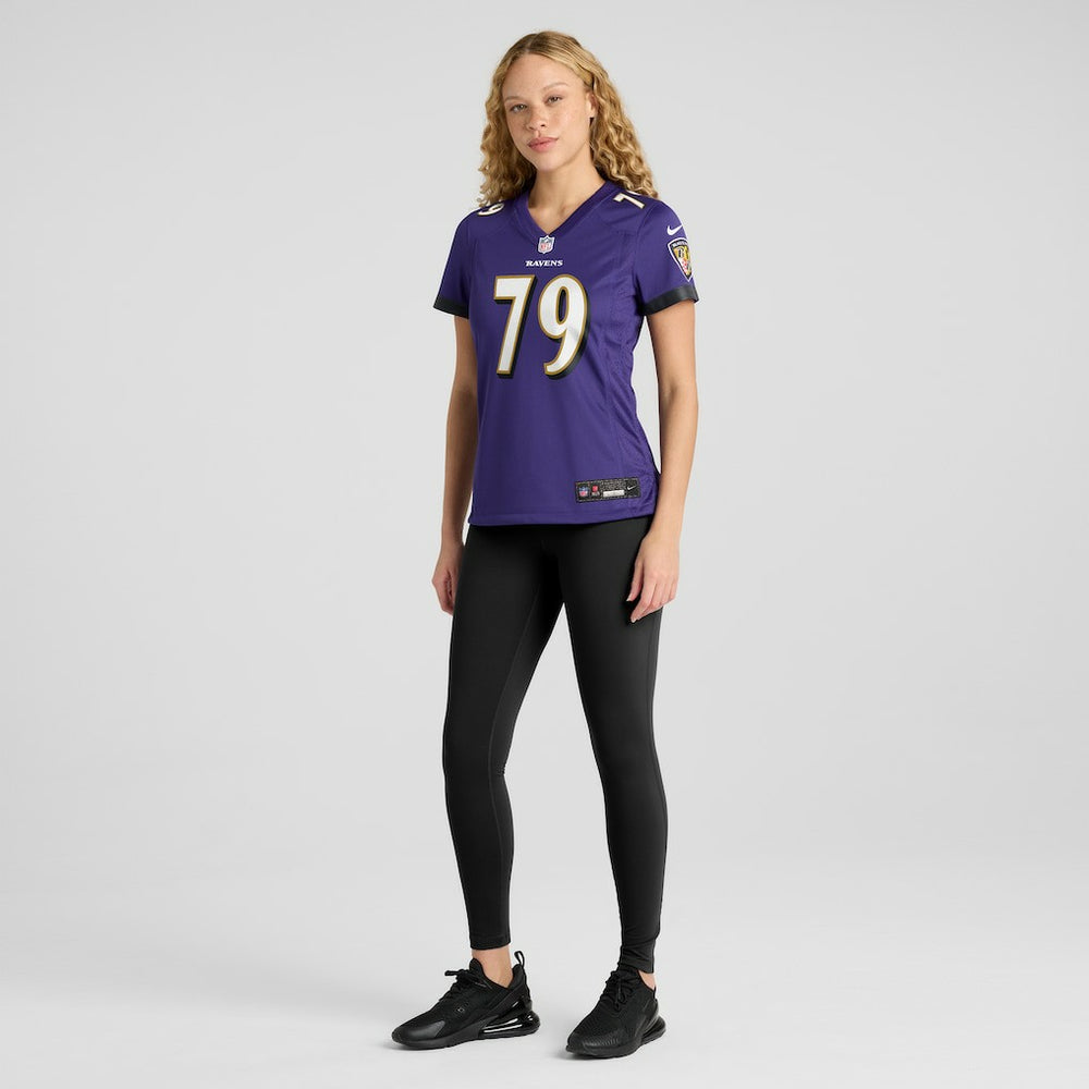 Ronnie Stanley  Women's Game Jersey - Baltimore Ravens
