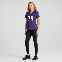 Ronnie Stanley  Women's Game Jersey - Baltimore Ravens