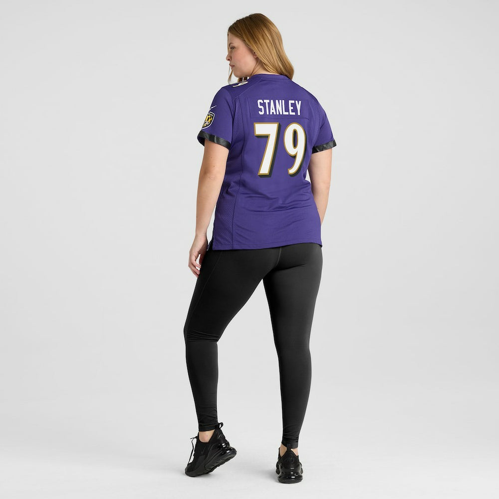 Ronnie Stanley  Women's Game Jersey - Baltimore Ravens