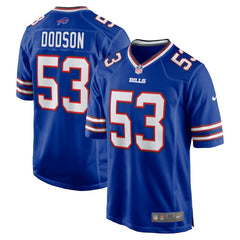 Tyrel Dodson  Game Player Jersey - Buffalo Bills
