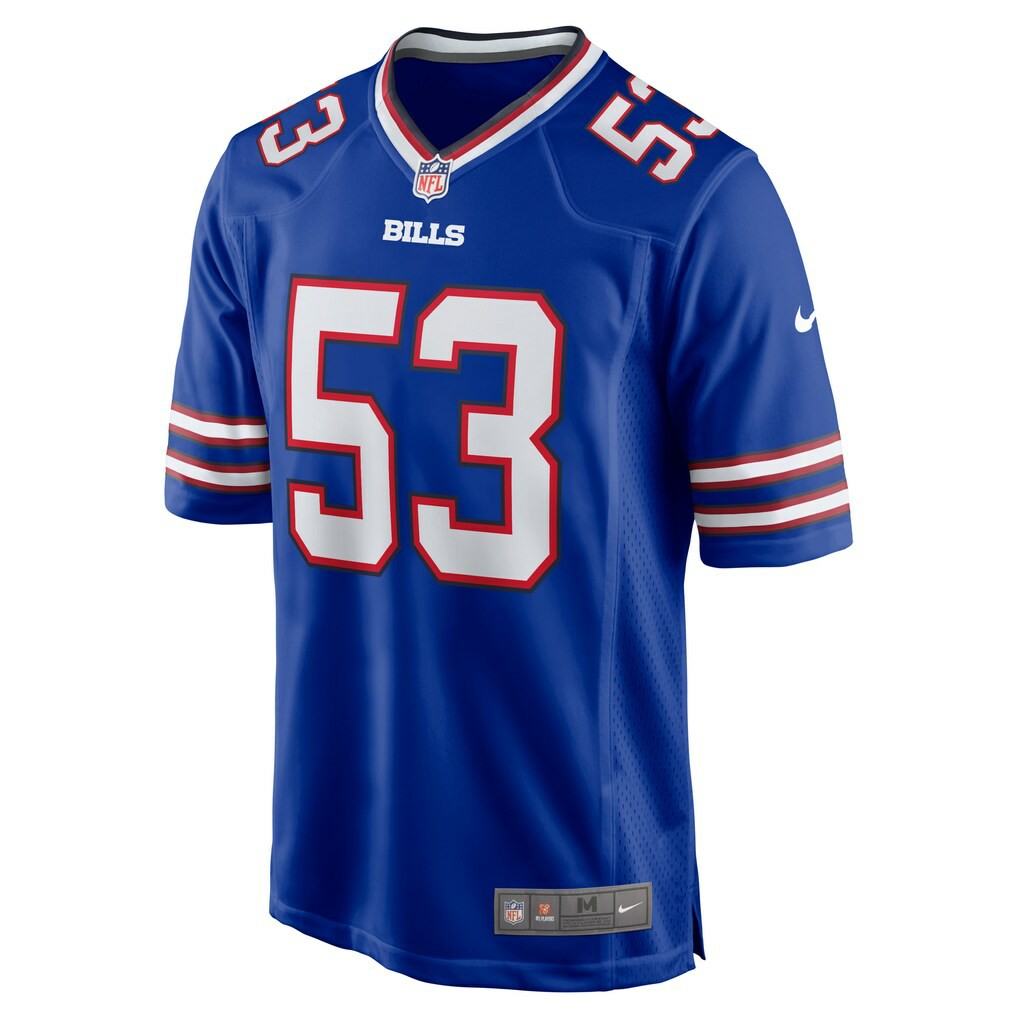 Tyrel Dodson  Game Player Jersey - Buffalo Bills