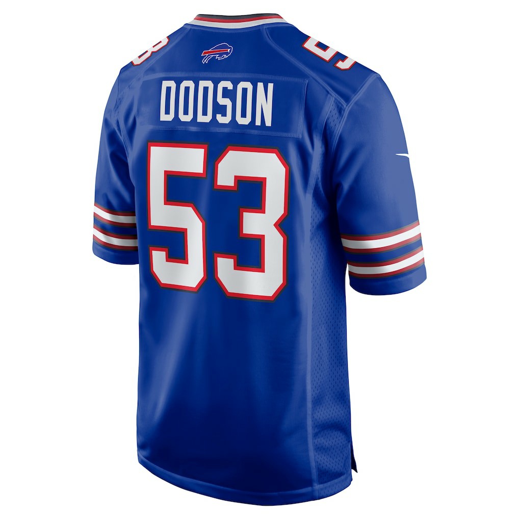 Tyrel Dodson  Game Player Jersey - Buffalo Bills