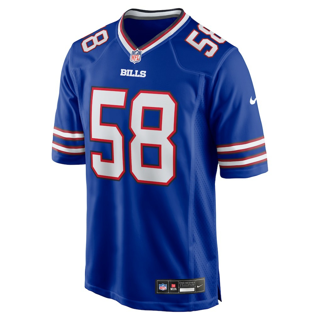 Matt Milano  Game Player Jersey - Buffalo Bills