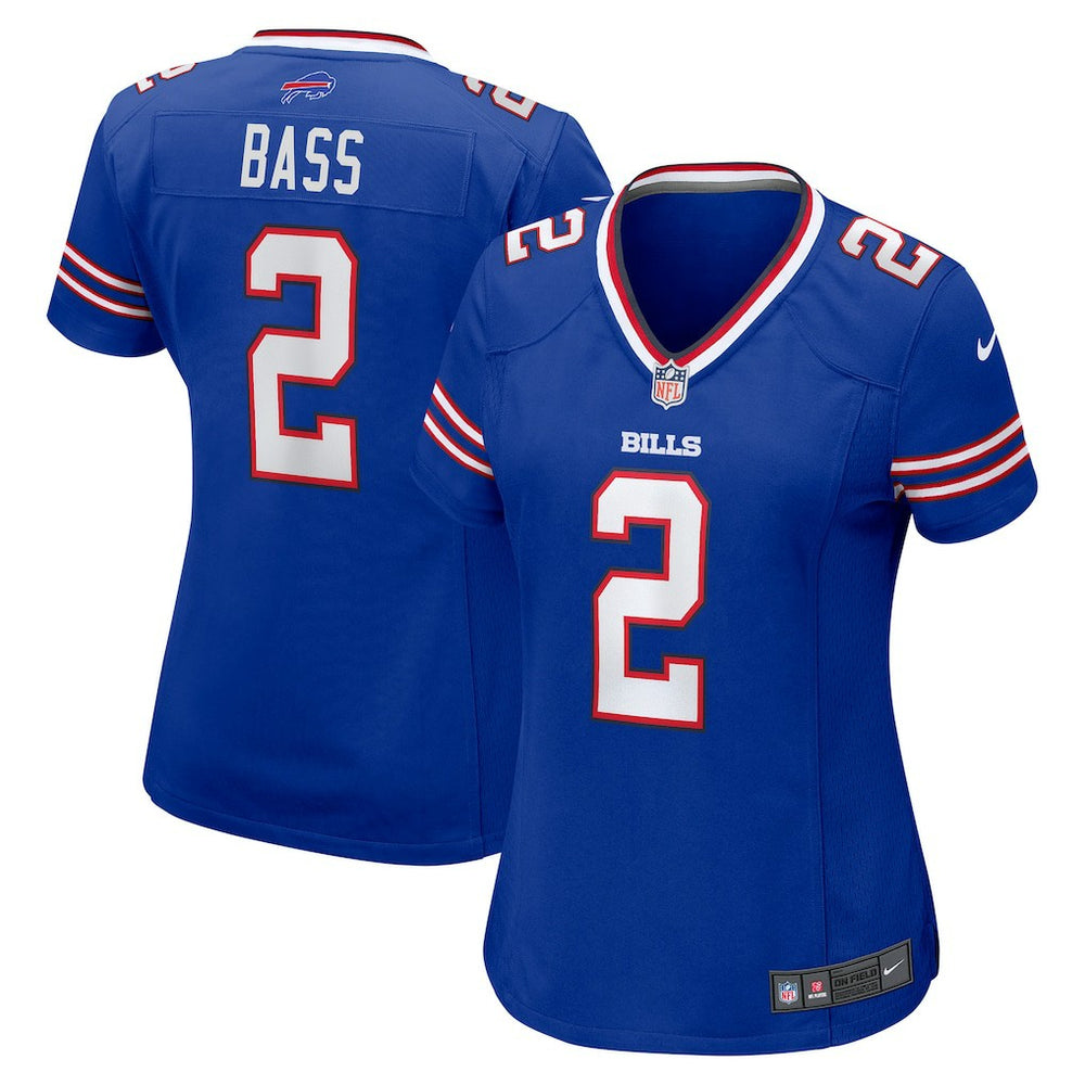 Tyler Bass  Women's Game Jersey - Buffalo Bills