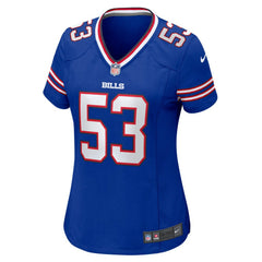 Tyrel Dodson  Women's Game Jersey - Buffalo Bills