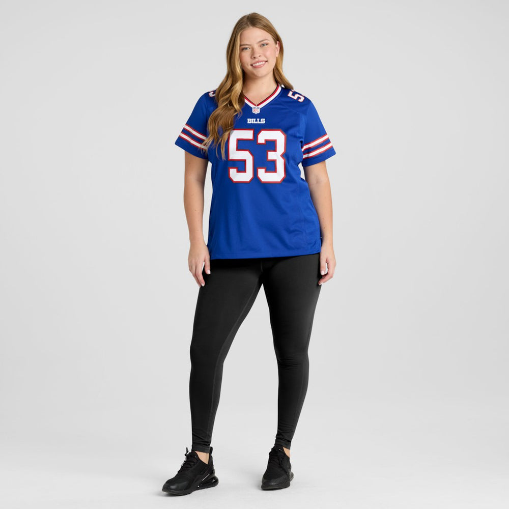 Tyrel Dodson  Women's Game Jersey - Buffalo Bills